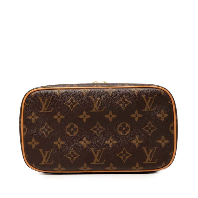 Louis Vuitton Monogram Nice BB Vanity Case Brown Very good condition - Inside View