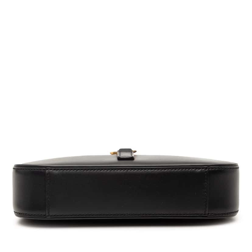 Saint Laurent Mini Smooth Calfskin Le 5 a 7 Black Leather Very good condition - Inside View