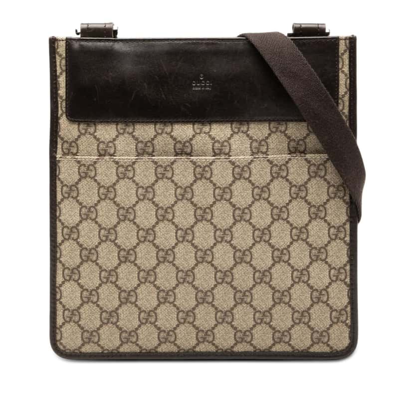 Gucci GG Supreme Crossbody Beige Very good condition - Front View