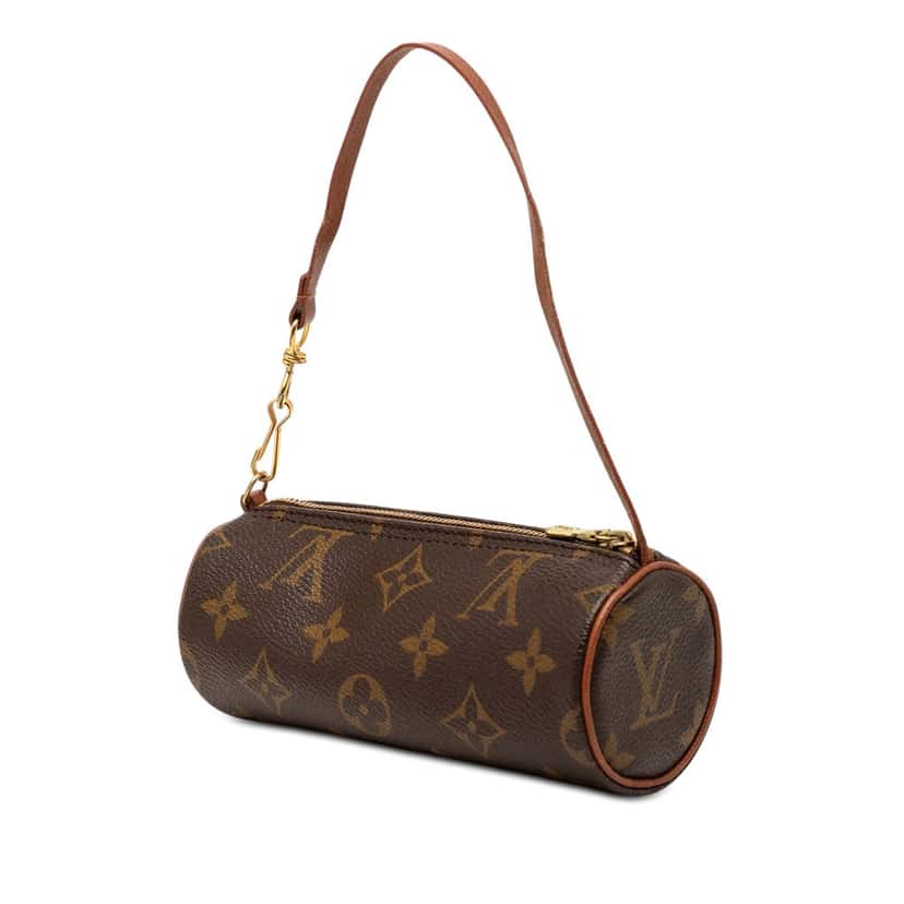 Louis Vuitton Monogram Papillon Pochette Brown Very good condition - Back View