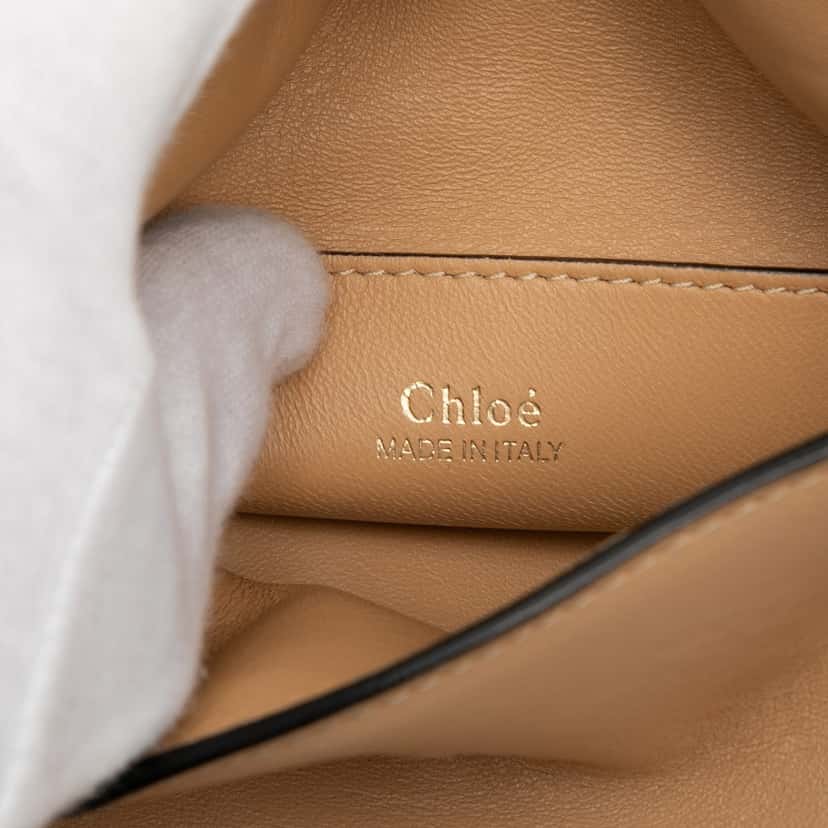 Chloé Mini Leather Juana Satchel Beige Leather Very good condition - Box View