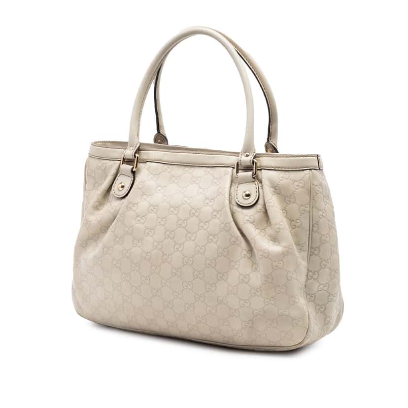 Gucci Guccissima Sukey Tote Brown Leather Very good condition - Back View