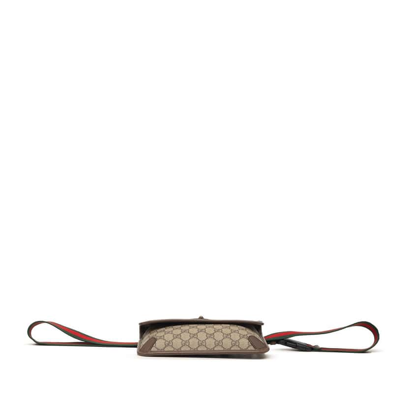 Gucci GG Supreme Web Neo Vintage Belt Bag Beige Very good condition - Inside View