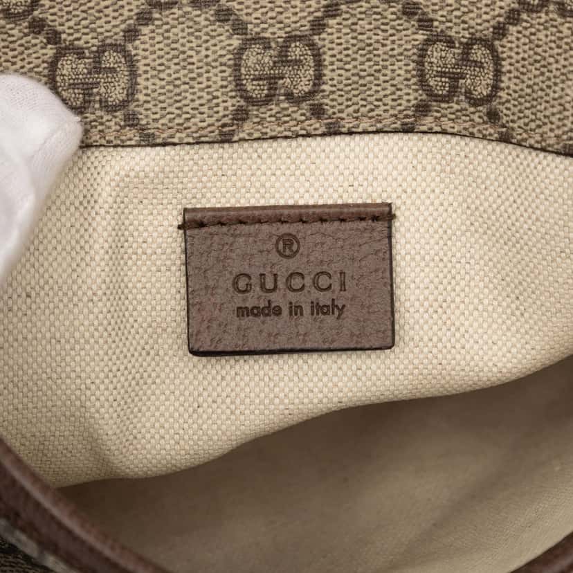 Gucci GG Supreme Web Neo Vintage Belt Bag Beige Very good condition - Box View