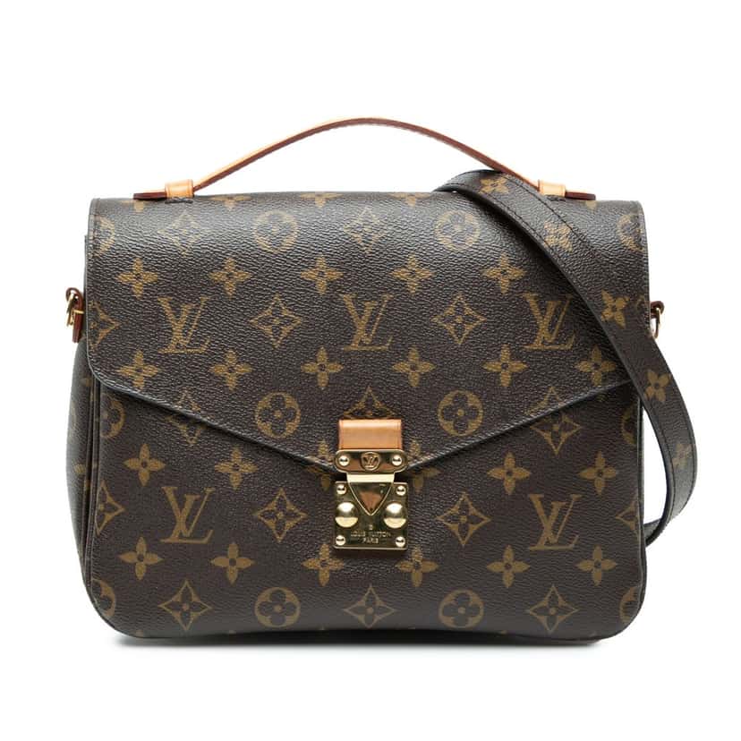 Louis Vuitton Monogram Pochette Metis Brown Very good condition - Front View