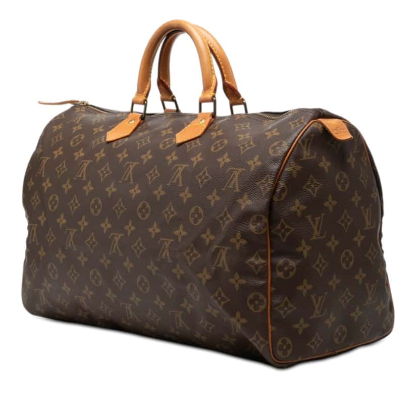 Louis Vuitton Monogram Speedy 40 Brown Very good condition - Back View