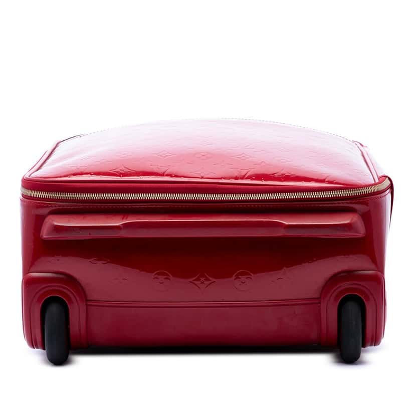 Louis Vuitton Monogram Vernis Pegase 45 Red Leather Very good condition - Inside View