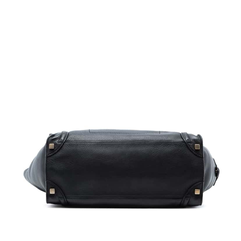 Celine Large Leather Phantom Luggage Tote Black Leather Very good condition - Inside View