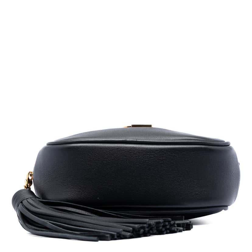 Saint Laurent Calfskin Monogram Blogger Bag Black Leather Very good condition - Inside View