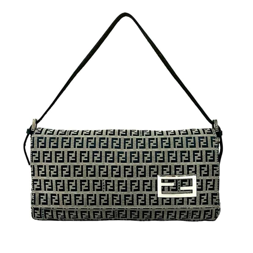 Fendi Zucchino Canvas Shoulder Bag Other Very good condition - Front View
