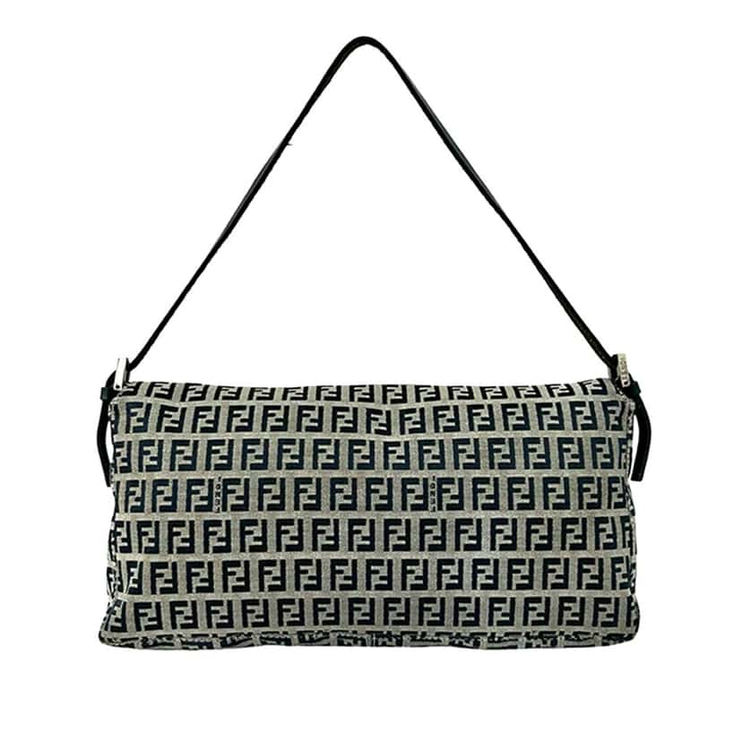 Fendi Zucchino Canvas Shoulder Bag Other Very good condition - Back View