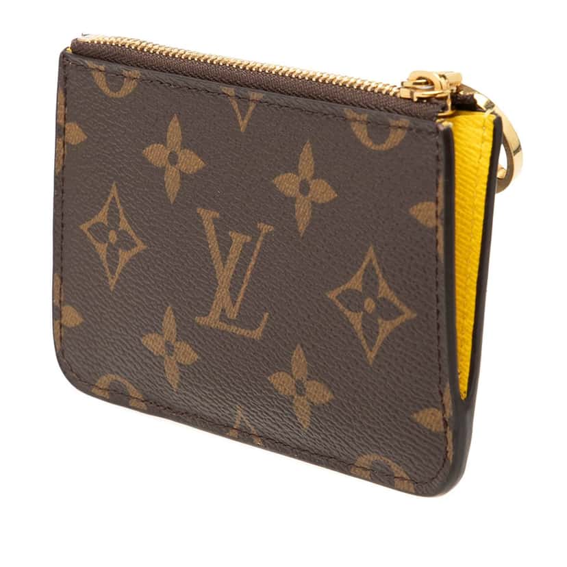 Louis Vuitton Monogram Romy Card Holder Brown Very good condition - Back View