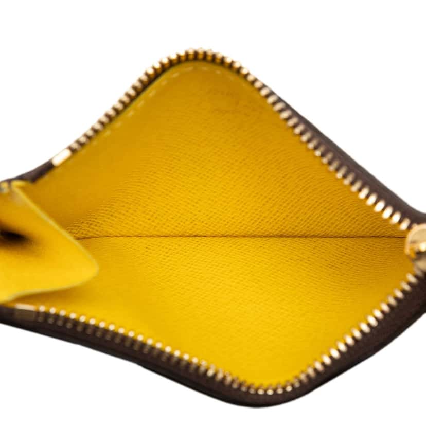 Louis Vuitton Monogram Romy Card Holder Brown Very good condition - Model View