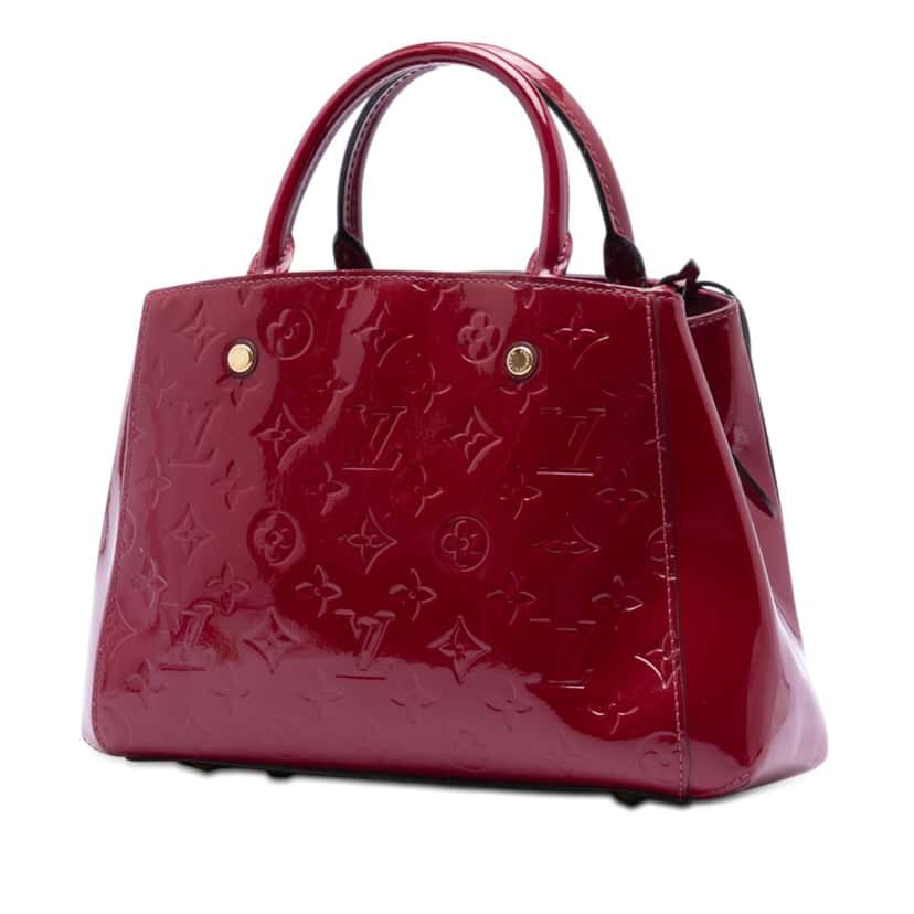 Louis Vuitton Monogram Vernis Montaigne BB Pink Leather Very good condition - Back View