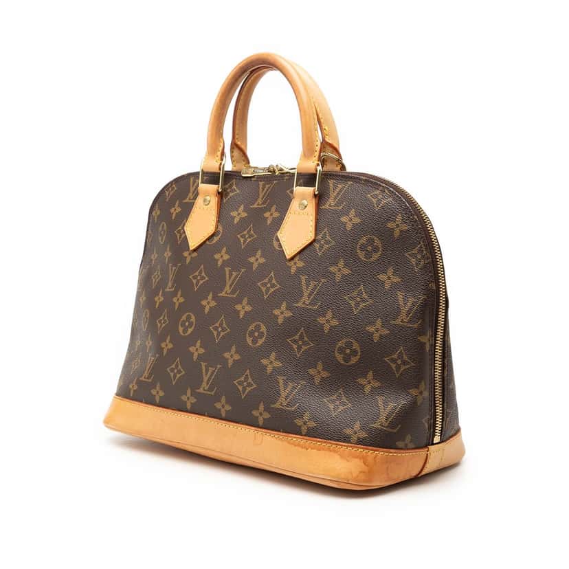 Louis Vuitton Monogram Alma PM Brown Very good condition - Back View