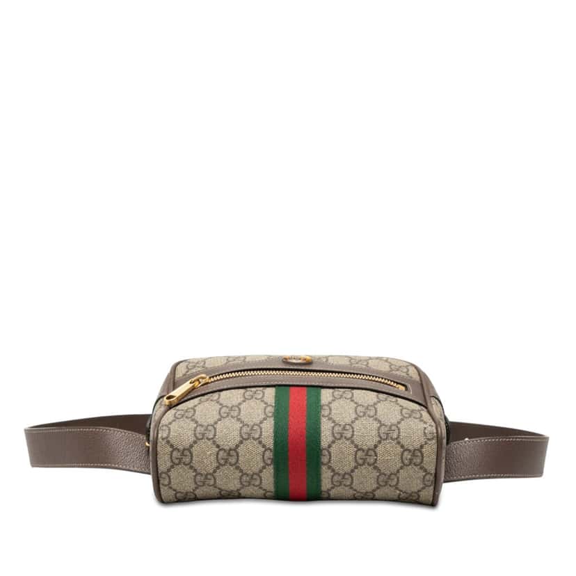 Gucci Small GG Supreme Web Ophidia Belt Bag Beige Very good condition - Inside View