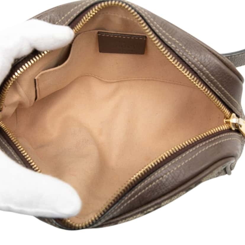 Gucci Small GG Supreme Web Ophidia Belt Bag Beige Very good condition - Model View