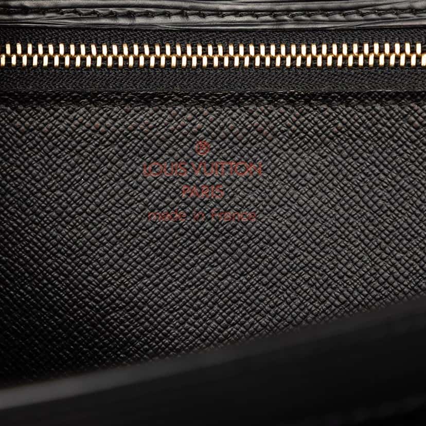 Louis Vuitton Epi Pochette Sellier Dragonne Black Leather Very good condition - Box View