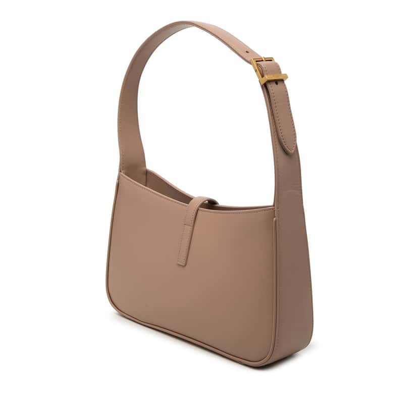 Saint Laurent Smooth Calfskin Le 5 a 7 Brown Leather Very good condition - Back View