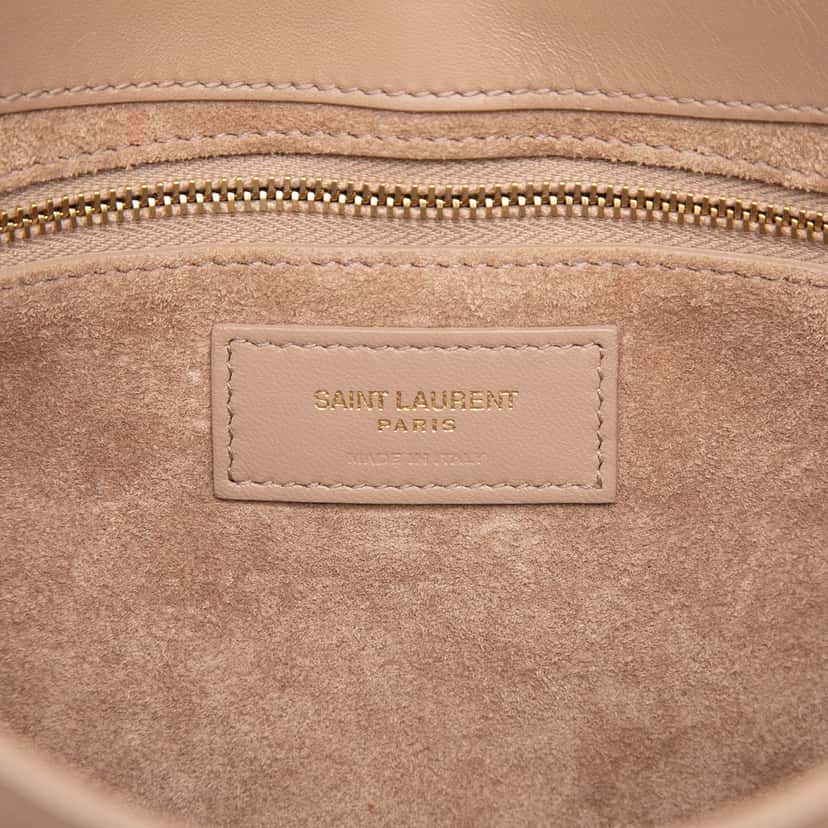 Saint Laurent Smooth Calfskin Le 5 a 7 Brown Leather Very good condition - Box View