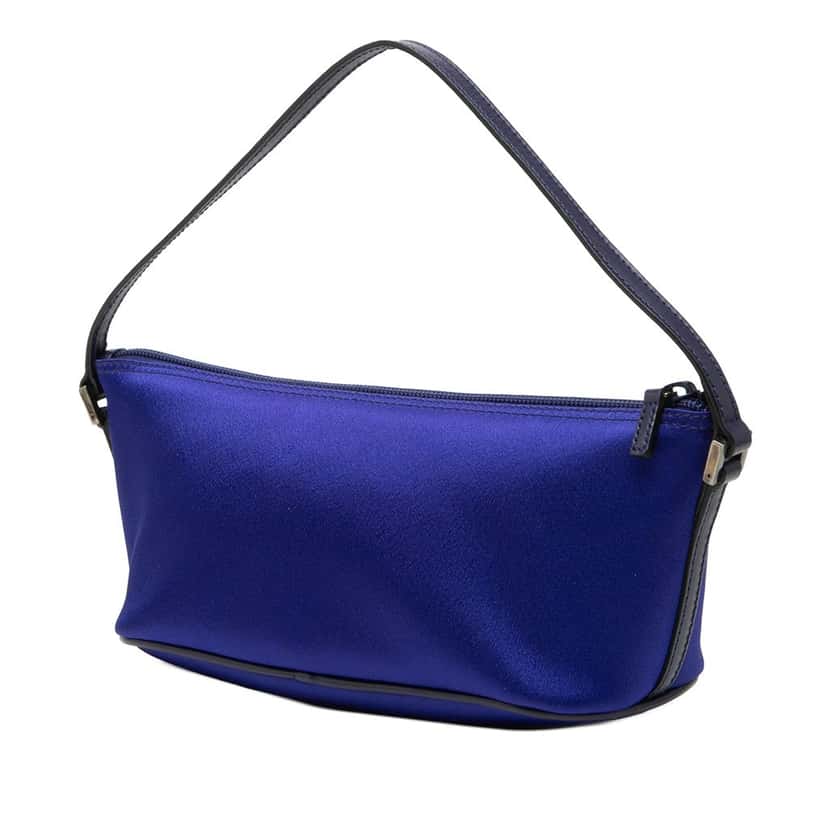 Gucci Satin Boat Blue Very good condition - Back View