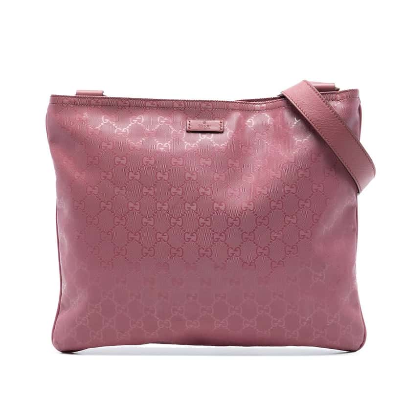 Gucci GG Imprime Crossbody Pink Very good condition - Front View