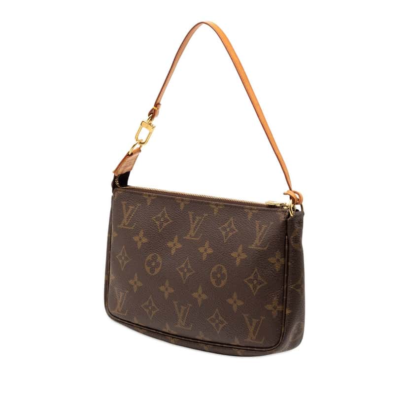 Louis Vuitton Monogram Pochette Accessoires Brown Very good condition - Back View