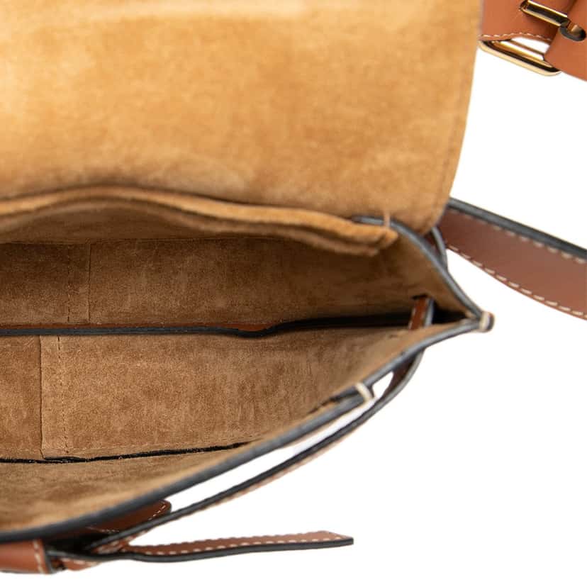 Loewe Mini Leather Gate Belt Bag Brown Leather Very good condition - Model View