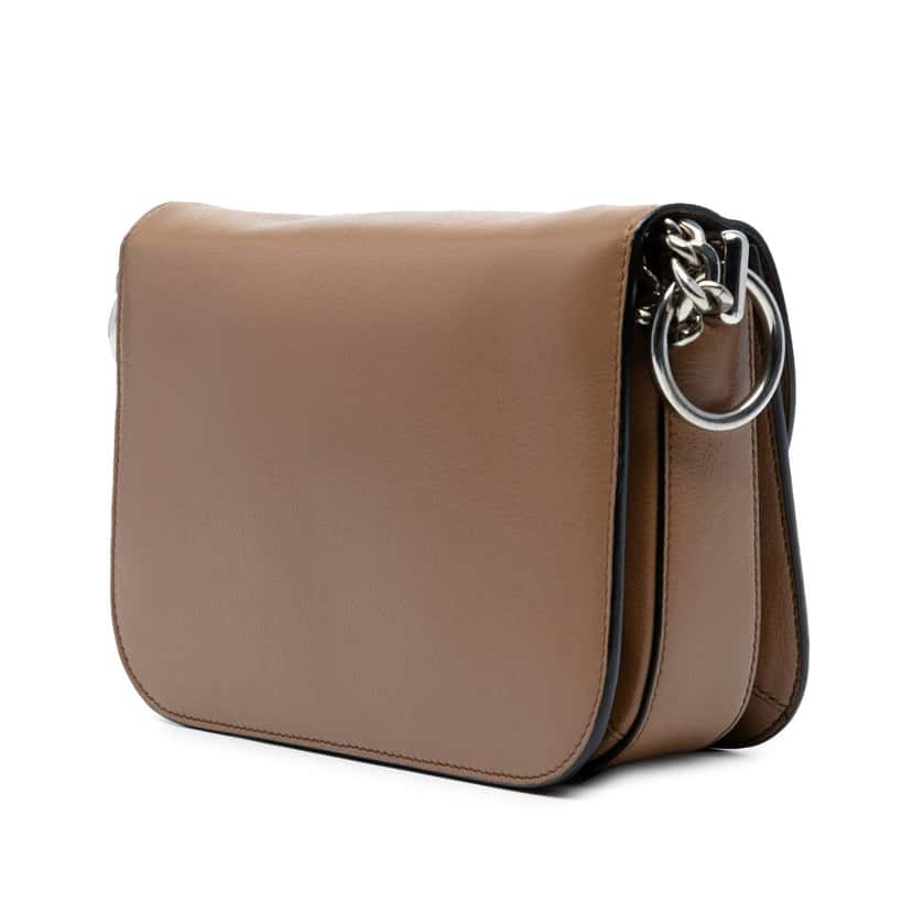Prada Glace Calf Arcade Crossbody Brown Leather Very good condition - Back View