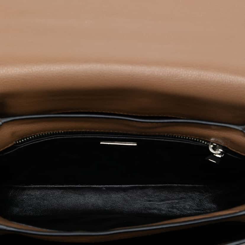 Prada Glace Calf Arcade Crossbody Brown Leather Very good condition - Model View