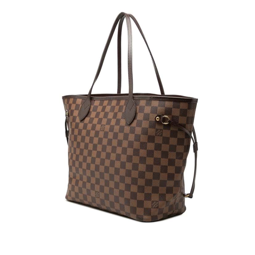 Louis Vuitton Damier Ebene Neverfull MM Brown Very good condition - Back View