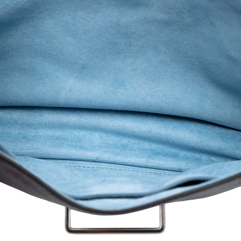 Prada Glace Calf Soft Cahier Satchel Black Leather Very good condition - Model View