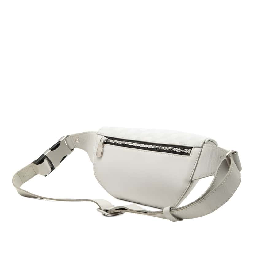 Louis Vuitton Damier Infini Campus Bumbag White Leather Very good condition - Back View