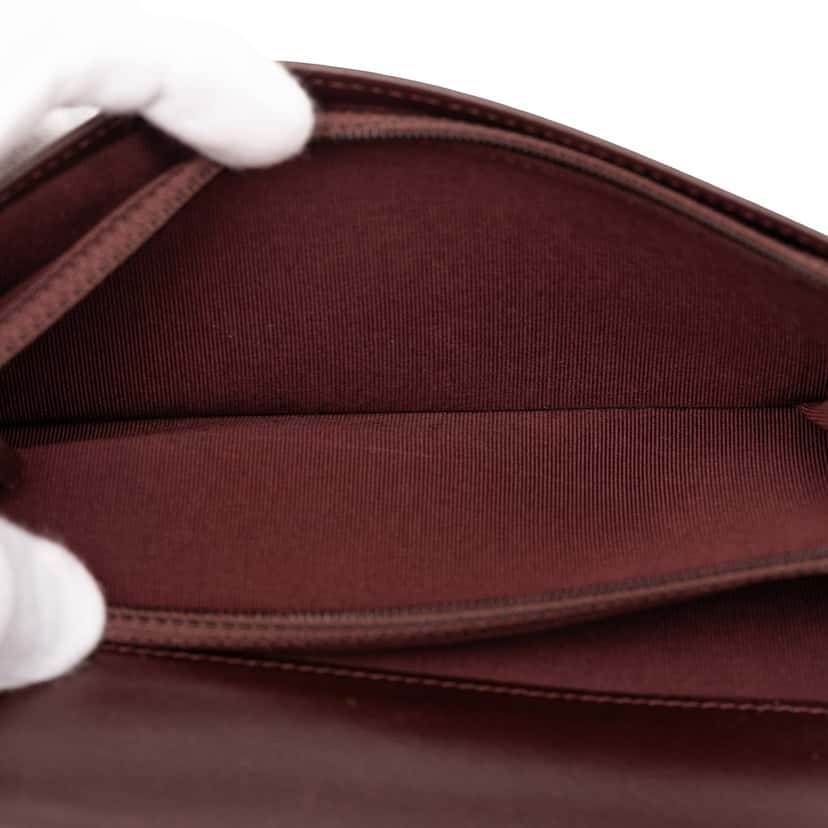 Chanel CC Quilted Caviar French Long Wallet Black Leather Very good condition - Model View