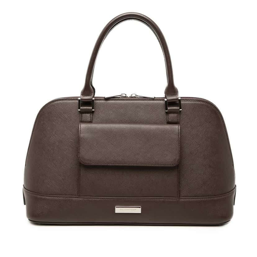 Burberry Leather Front Pocket Handbag Brown Leather Very good condition - Front View