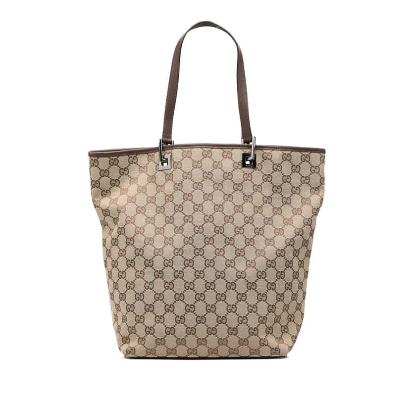 Gucci GG Canvas Tote Beige Very good condition - Front View