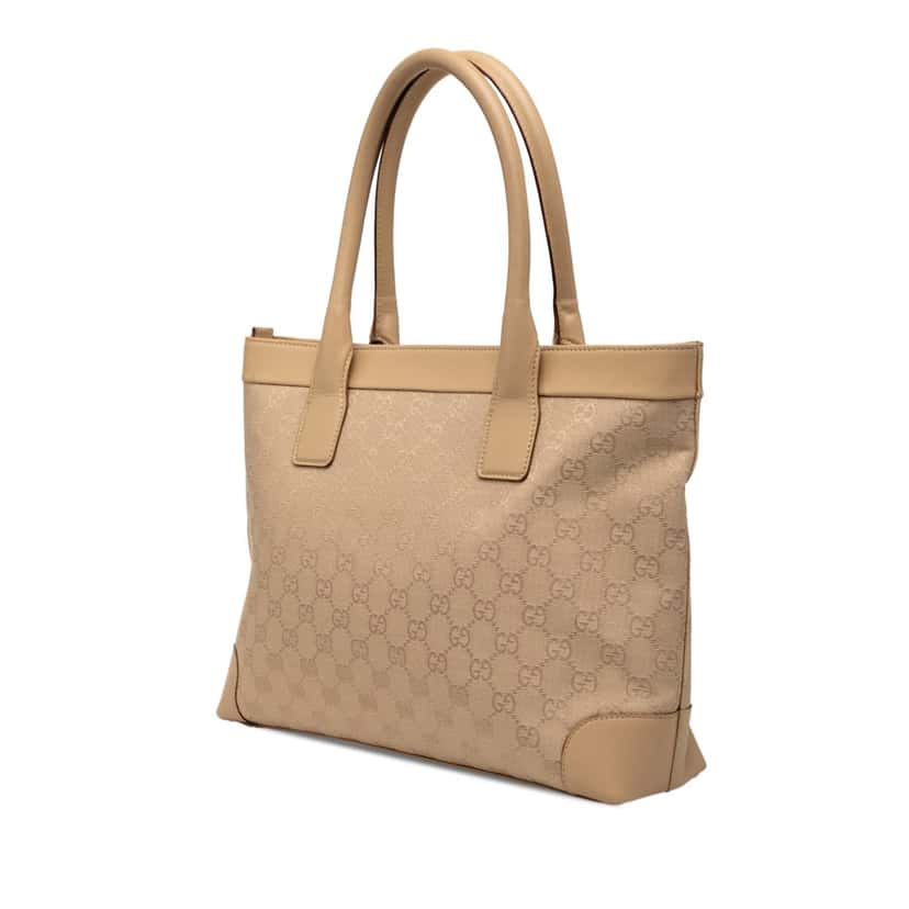 Gucci GG Canvas Tote Beige Very good condition - Back View
