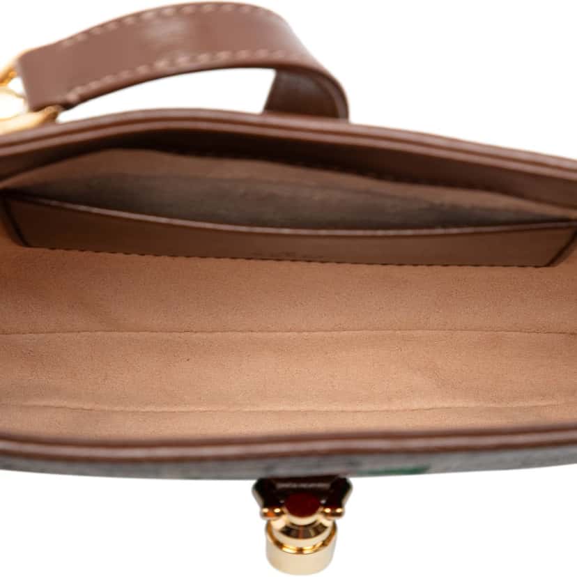 Gucci Mini GG Supreme Web Jackie 1961 Crossbody Beige Very good condition - Model View