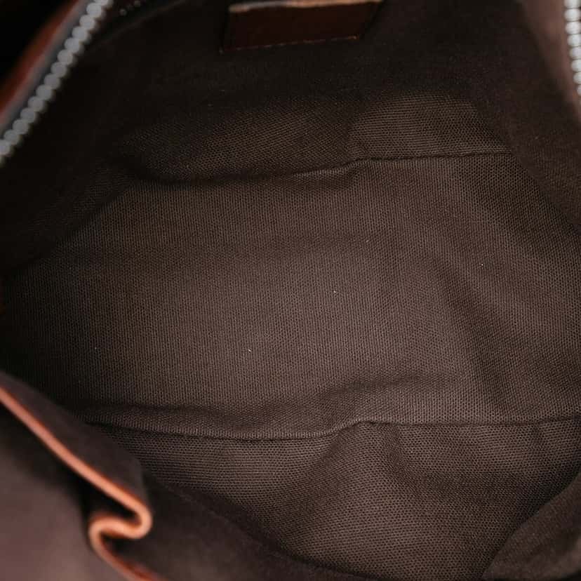 Burberry House Check Canvas Bridle Hobo Brown Very good condition - Model View