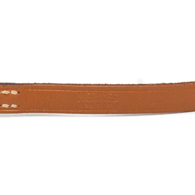 Hermès Leather Behapi Double Tour Bracelet Brown Leather Very good condition - Model View