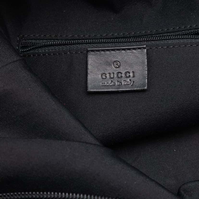Gucci GG Canvas Shoulder Bag Black Very good condition - Box View