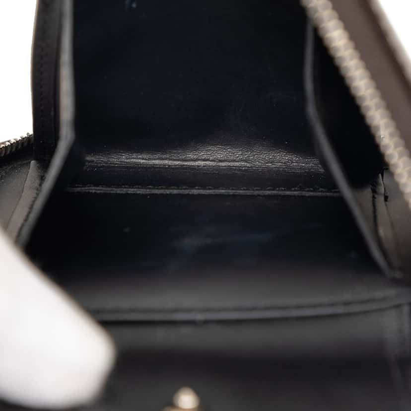 Louis Vuitton Monogram Glace Zippy Wallet Brown Leather Very good condition - Box View