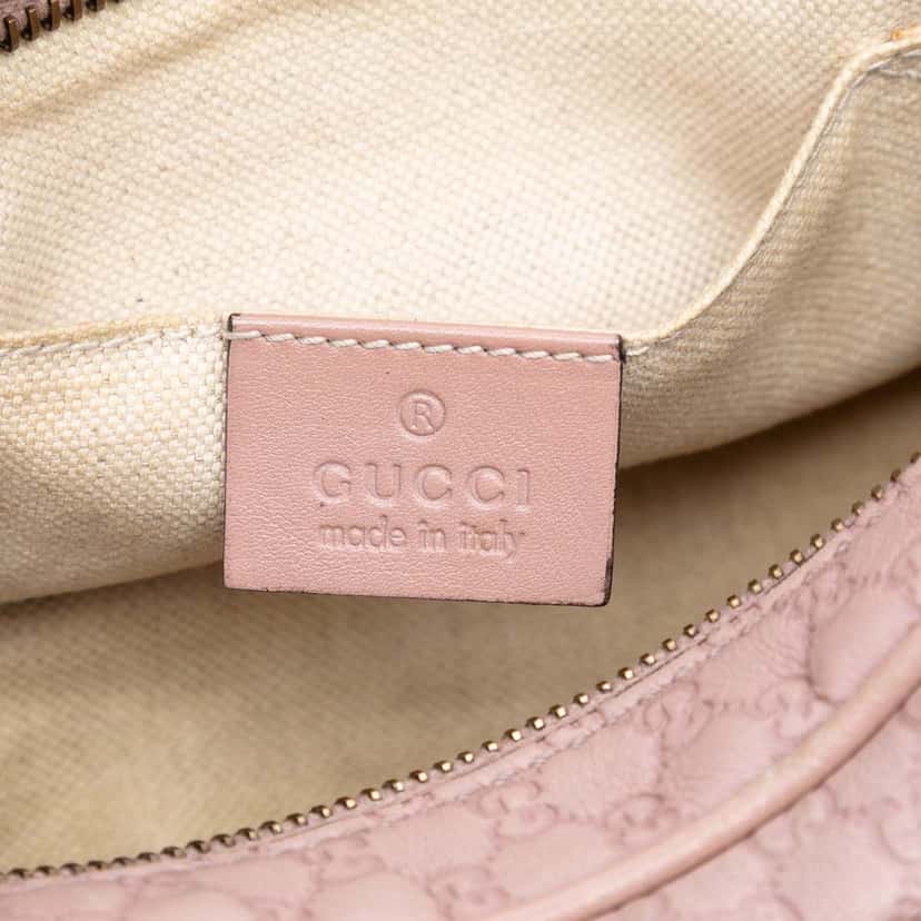 Gucci Microguccissima Sunshine Disco Camera Bag Pink Leather Good condition - Box View