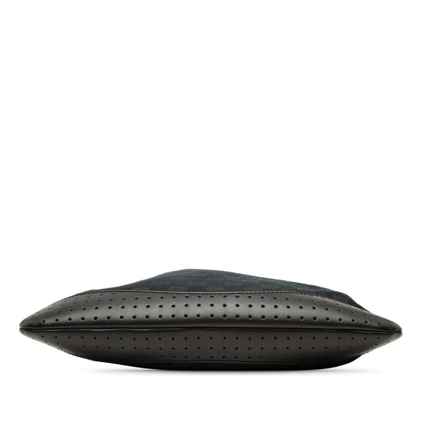 Gucci GG Canvas Perforated Crossbody Black Very good condition - Inside View