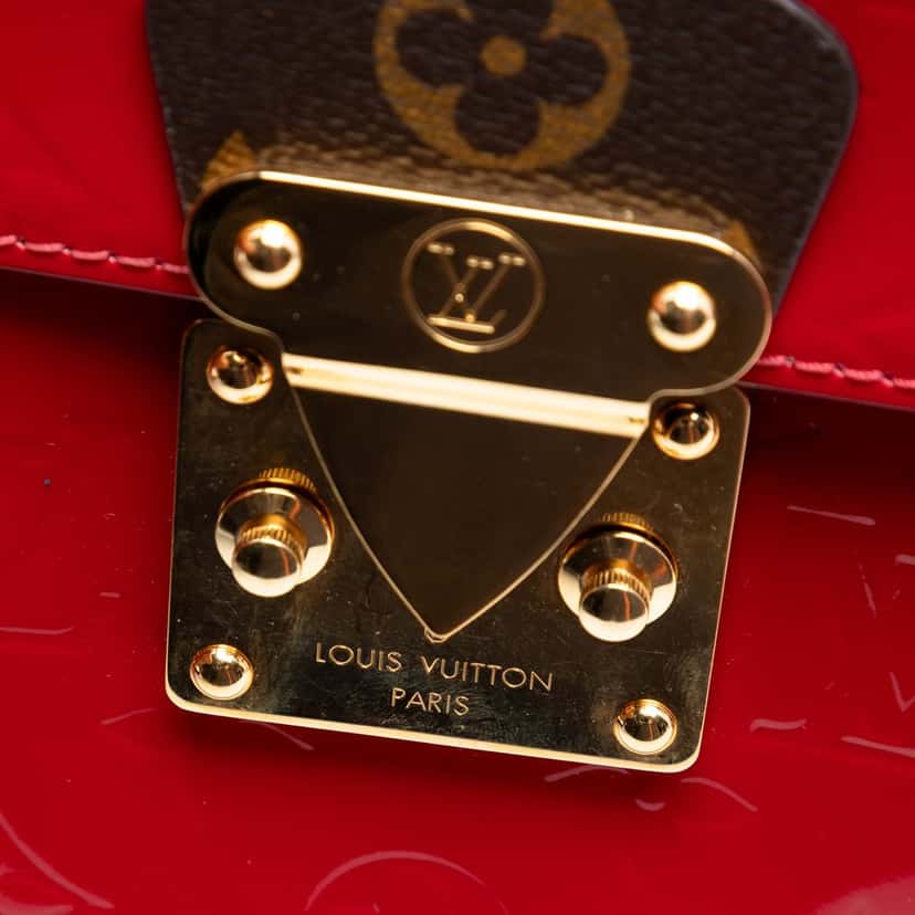 Louis Vuitton Monogram Vernis Spring Street Red Leather Very good condition - Box View