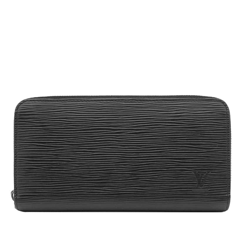 Louis Vuitton Epi Zippy Long Wallet Black Leather Very good condition - Front View