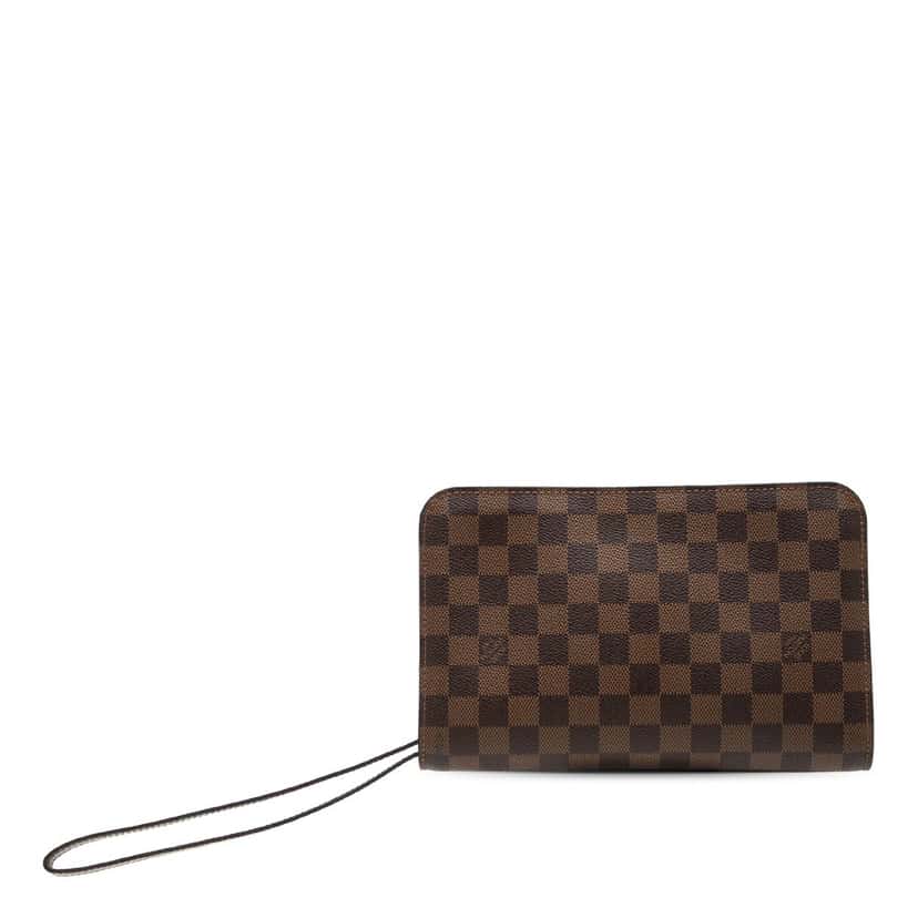 Louis Vuitton Damier Ebene Saint Louis Pochette Brown Very good condition - Front View
