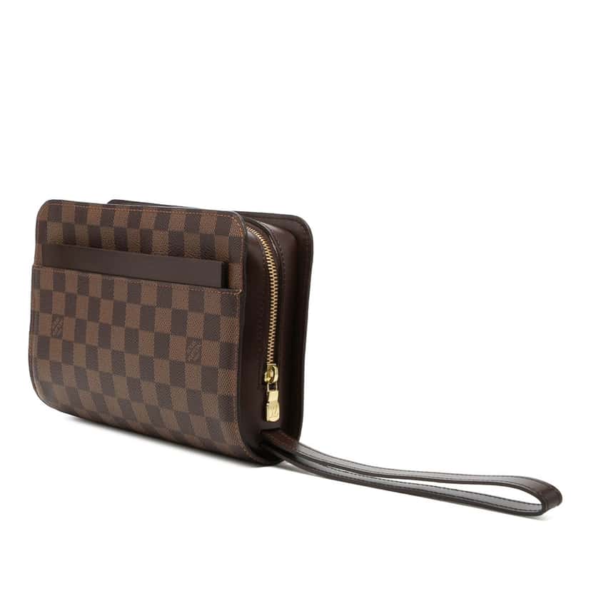 Louis Vuitton Damier Ebene Saint Louis Pochette Brown Very good condition - Back View