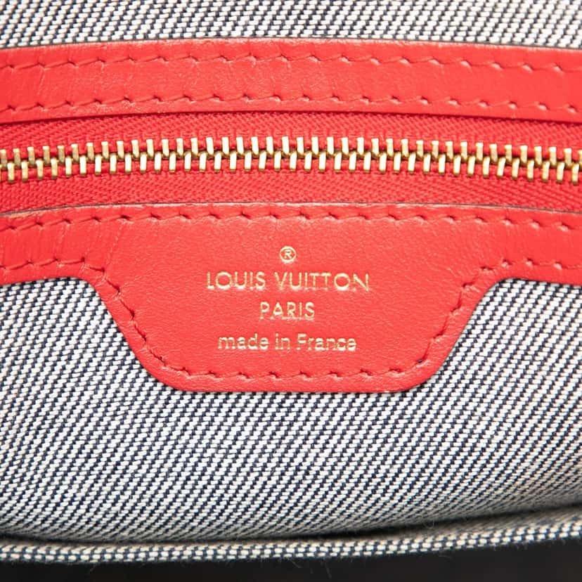 Louis Vuitton Monogram Denim Onthego GM Blue Very good condition - Box View