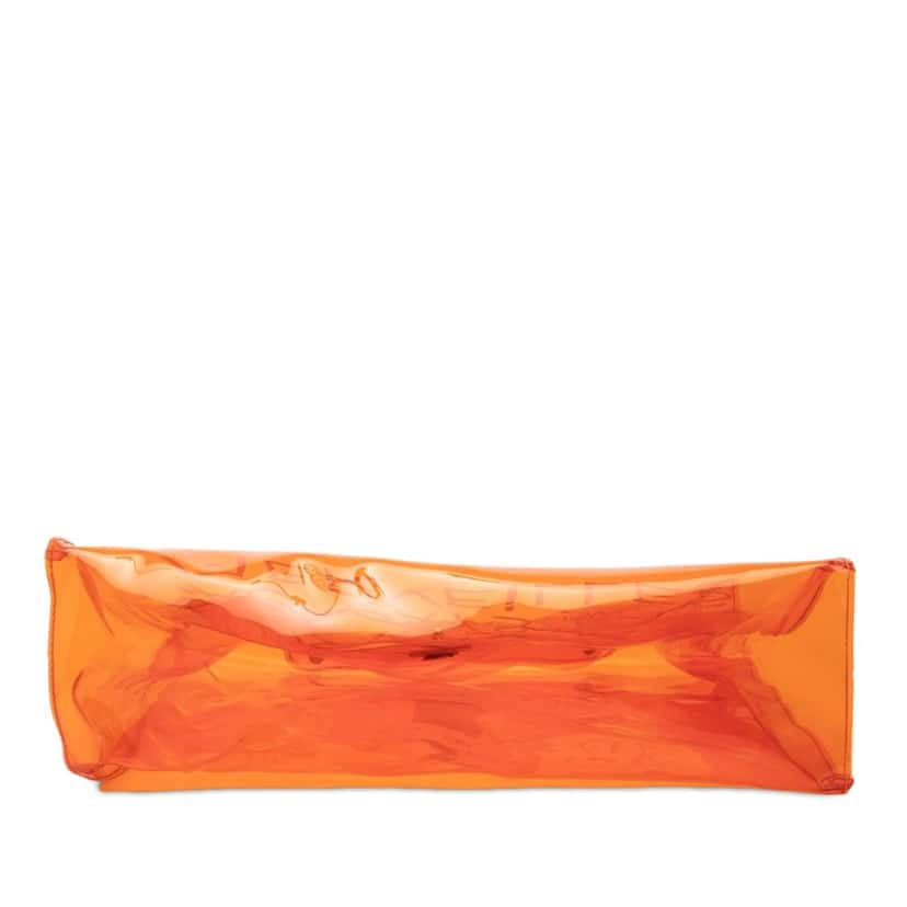 Hermès Vinyl Souvenir De L Exposition Kelly Handbag Orange Plastic Very good condition - Inside View